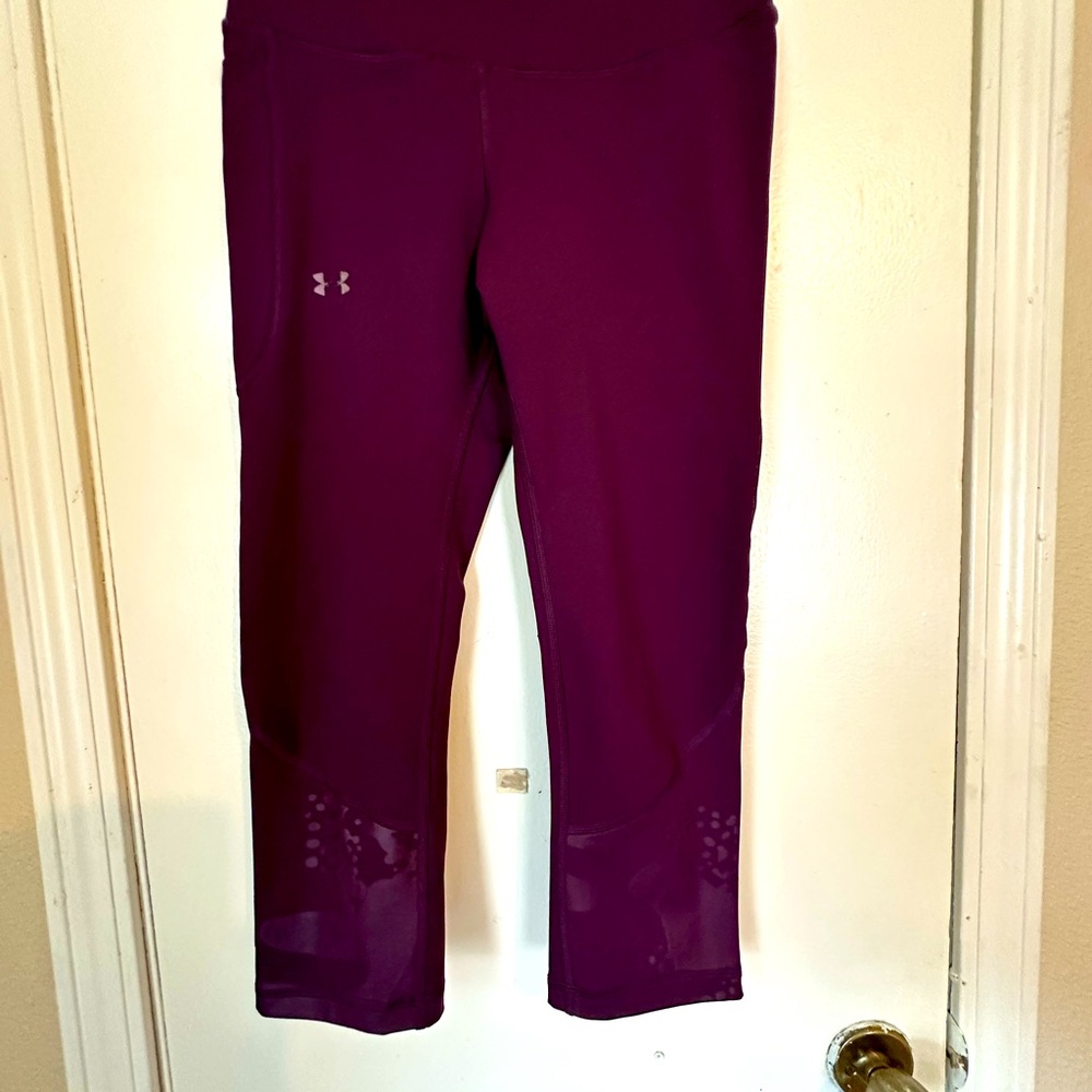 Under Armour Plum Performance Leggings